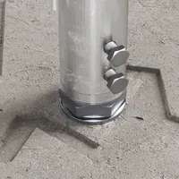 Блискавкоприймач з бетонною основою 4 м (Al) thumb-5