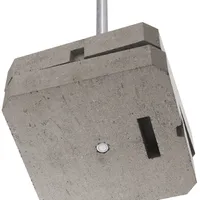 Блискавкоприймач з бетонною основою 4 м (Al) thumb-7