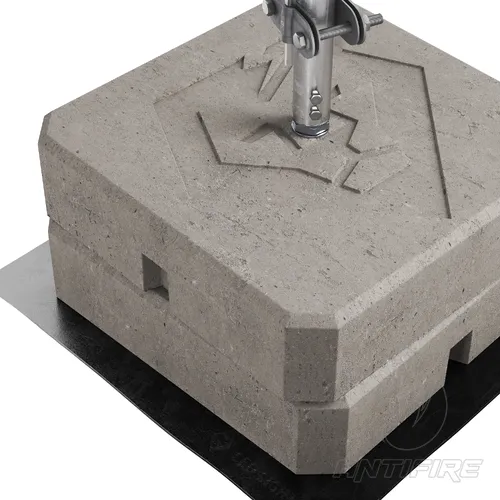 Блискавкоприймач з бетонною основою 4 м (Al)  (фото 4)