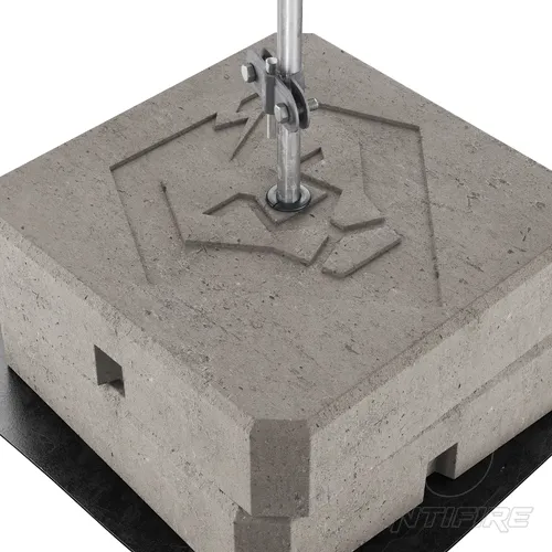 Блискавкоприймач з бетонною основою 3 м (Al)  (фото 3)