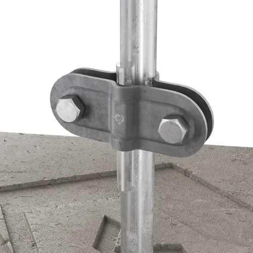 Блискавкоприймач з бетонною основою 3 м (Al)  (фото 4)