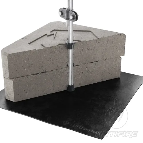 Блискавкоприймач з бетонною основою 3 м (Al)  (фото 6)