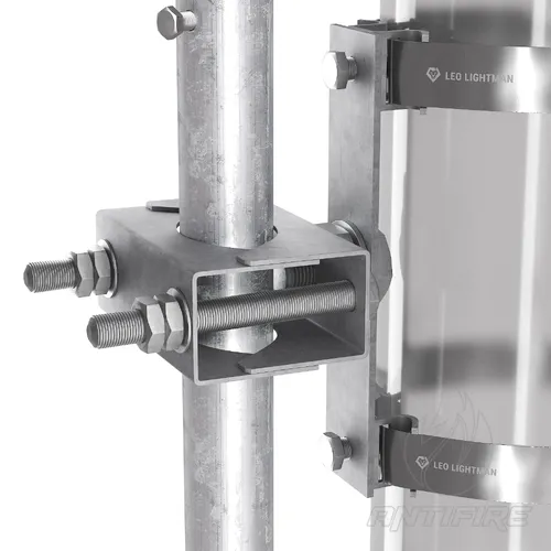 Блискавкоприймач з кріпленням до труби 6 м (Al/Ni)  (фото 3)