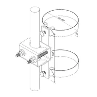 Блискавкоприймач з кріпленням до труби 5 м (Al/Ni) thumb-8