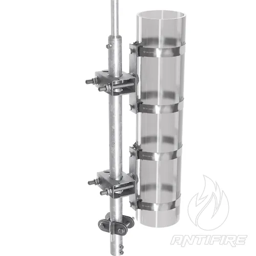 Блискавкоприймач з кріпленням до труби 5 м (Al/Ni)  (фото 2)