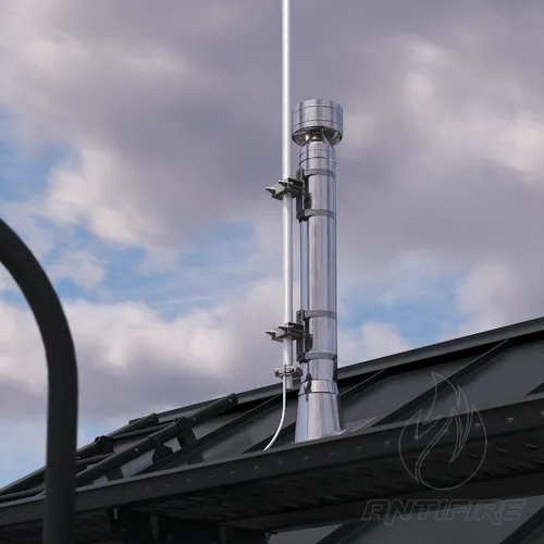 Блискавкоприймач з кріпленням до труби 5 м (Al/Ni)  (фото 9)