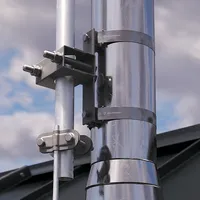 Блискавкоприймач з кріпленням до труби 4 м (Al/Ni) thumb-10