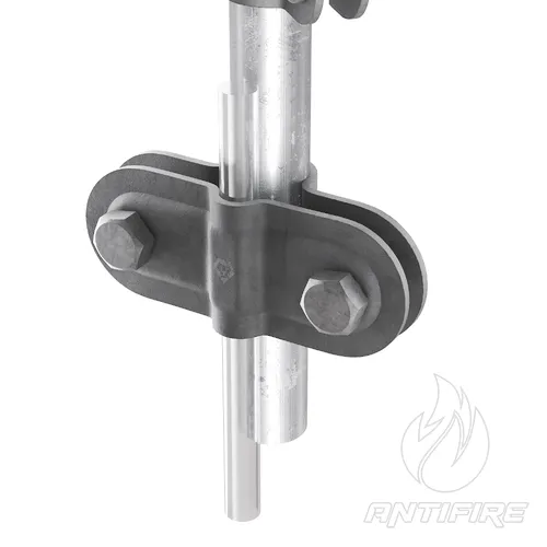 Блискавкоприймач з кріпленням до труби 3 м (Al/Ni)  (фото 6)