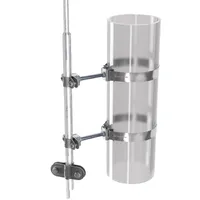 Блискавкоприймач з кріпленням до труби 1,5 м (Al/Ni) thumb-2