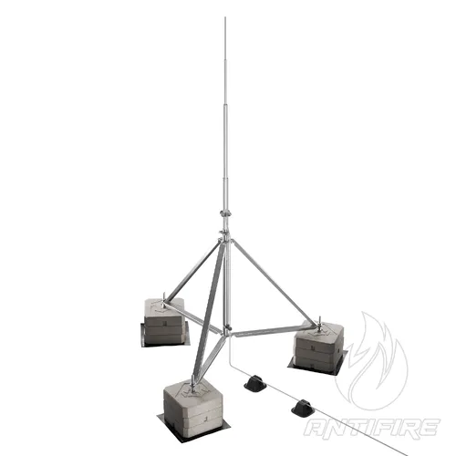 Блискавкоприймач з триногою 8 м (Al/Ni) 