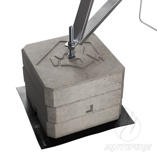 Блискавкоприймач з триногою 8 м (Al/Ni)  (фото 4)