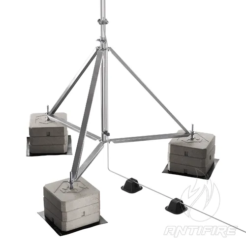 Блискавкоприймач з триногою 7 м (Al/Ni)  (фото 2)