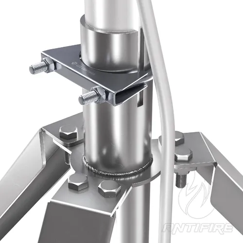 Блискавкоприймач з триногою 7 м (Al/Ni)  (фото 8)