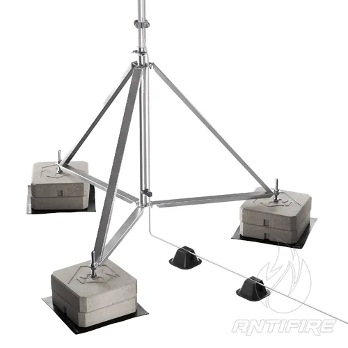 Блискавкоприймач з триногою 6 м (Al/Ni)  (фото 2)