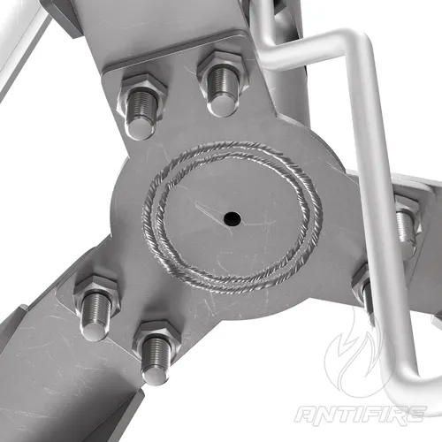 Блискавкоприймач з триногою 5 м (Al/Ni)  (фото 11)