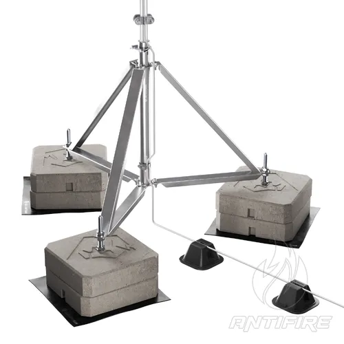 Блискавкоприймач з триногою 5 м (Al/Ni)  (фото 2)