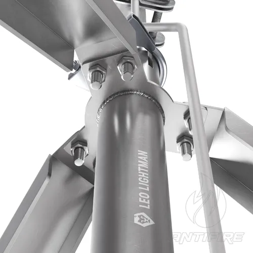 Блискавкоприймач з триногою 5 м (Al/Ni)  (фото 9)