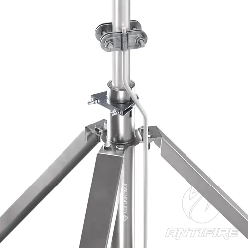 Блискавкоприймач з триногою 4 м (Al/Ni)  (фото 6)