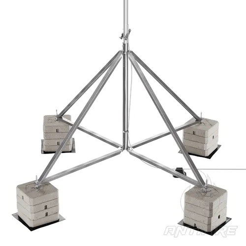 Блискавкоприймач з чотириногою 11 м (Al/Ni)  (фото 2)