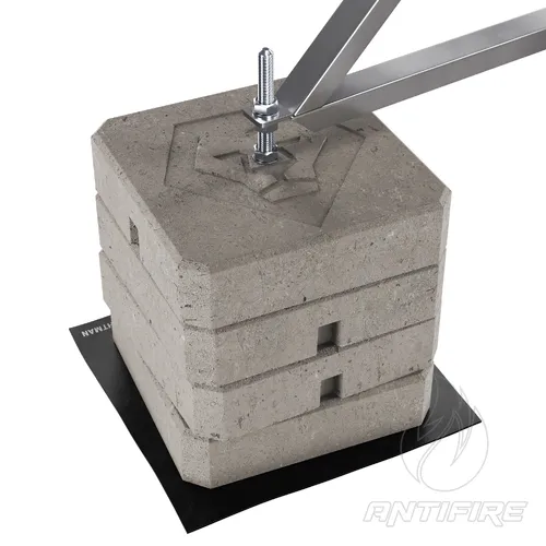 Блискавкоприймач з чотириногою 10 м (Al/Ni)  (фото 4)