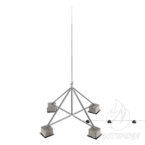 Блискавкоприймач з чотириногою 9 м (Al/Ni) 