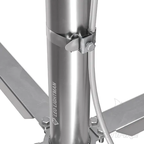 Блискавкоприймач з чотириногою 9 м (Al/Ni)  (фото 10)