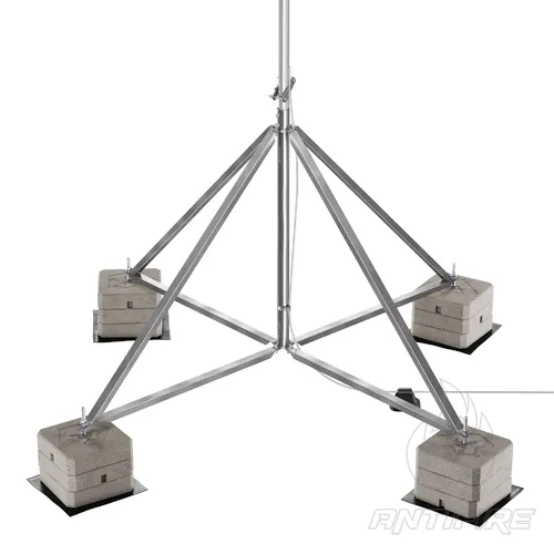 Блискавкоприймач з чотириногою 9 м (Al/Ni)  (фото 2)