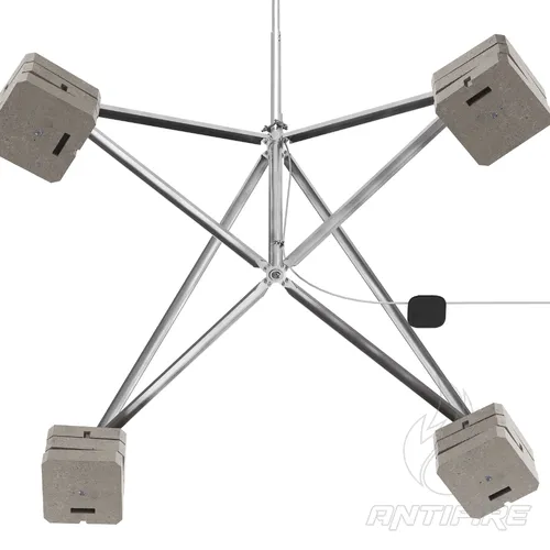 Блискавкоприймач з чотириногою 9 м (Al/Ni)  (фото 3)