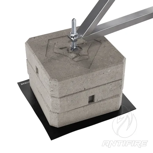 Блискавкоприймач з чотириногою 9 м (Al/Ni)  (фото 4)