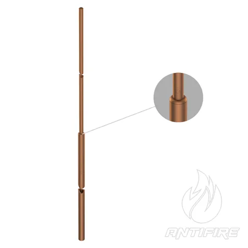 Блискавкоприймач 2,5 м (Cu) 