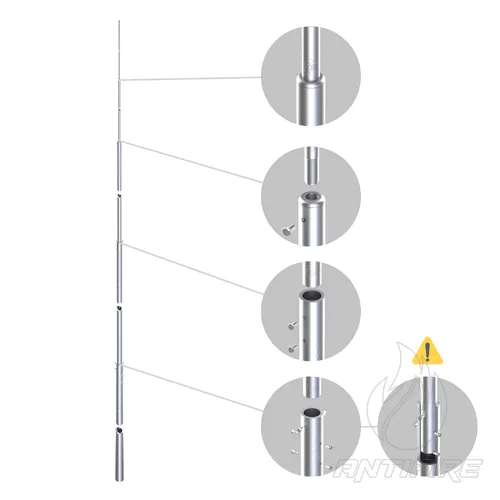 Блискавкоприймач збірний 14 м (Al) 
