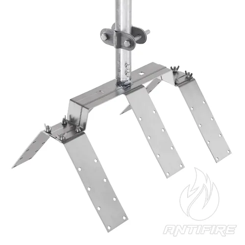 Блискавкоприймач на кутовий гребінь даху 3 м (Ni/Al)  (фото 2)