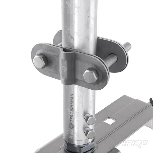 Блискавкоприймач на кутовий гребінь даху 3 м (Ni/Al)  (фото 3)