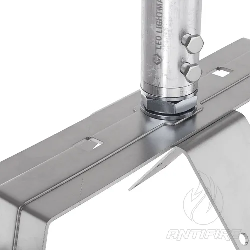 Блискавкоприймач на кутовий гребінь даху 3 м (Ni/Al)  (фото 4)