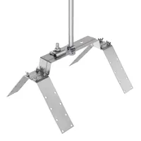 Блискавкоприймач на кутовий гребінь даху 2 м (Ni/Al) thumb-2