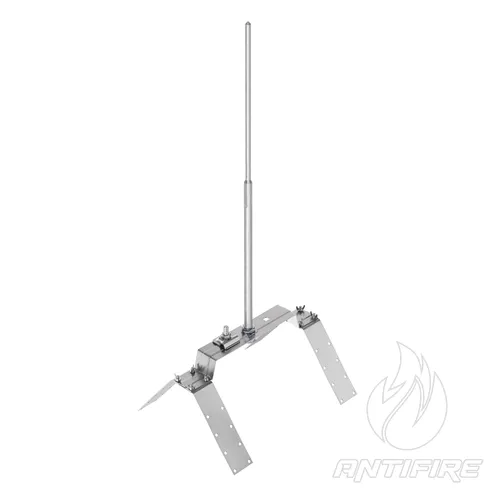 Блискавкоприймач на кутовий гребінь даху 2 м (Ni/Al) 