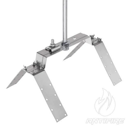 Блискавкоприймач на кутовий гребінь даху 2 м (Ni/Al)  (фото 2)