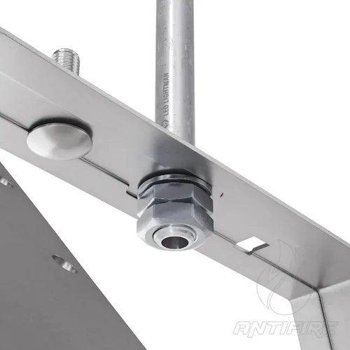 Блискавкоприймач на кутовий гребінь даху 2 м (Ni/Al)  (фото 6)