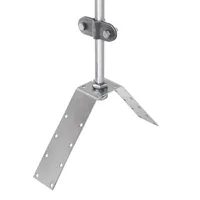 Блискавкоприймач на кутовий гребінь даху 1,5 м (Ni/Al) thumb-2