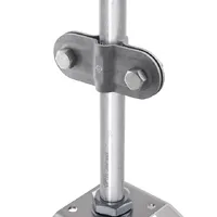 Блискавкоприймач на кутовий гребінь даху 1,5 м (Ni/Al) thumb-3