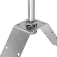 Блискавкоприймач на кутовий гребінь даху 1,5 м (Ni/Al) thumb-4