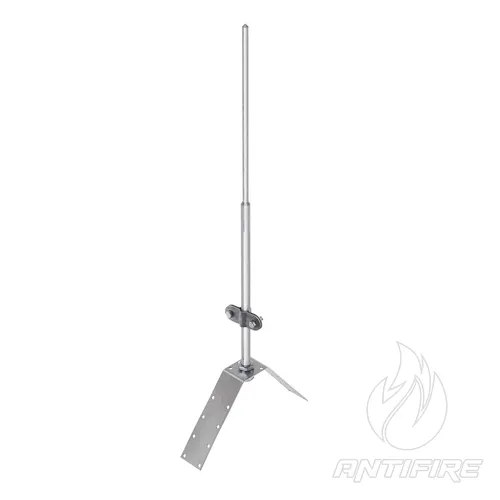 Блискавкоприймач на кутовий гребінь даху 1,5 м (Ni/Al) 