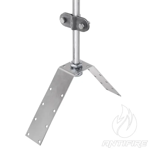 Блискавкоприймач на кутовий гребінь даху 1,5 м (Ni/Al)  (фото 2)