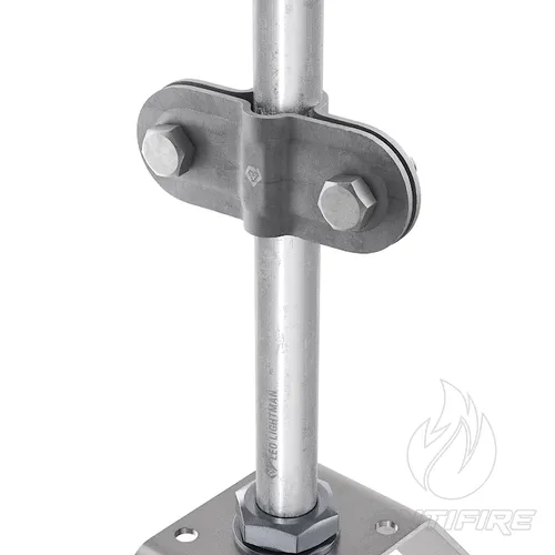 Блискавкоприймач на кутовий гребінь даху 1,5 м (Ni/Al)  (фото 3)