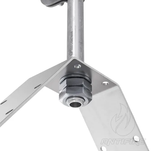 Блискавкоприймач на кутовий гребінь даху 1,5 м (Ni/Al)  (фото 5)