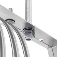 Блискавкоприймач на півкруглий гребінь даху 1,5 м (Ni/Al) thumb-5