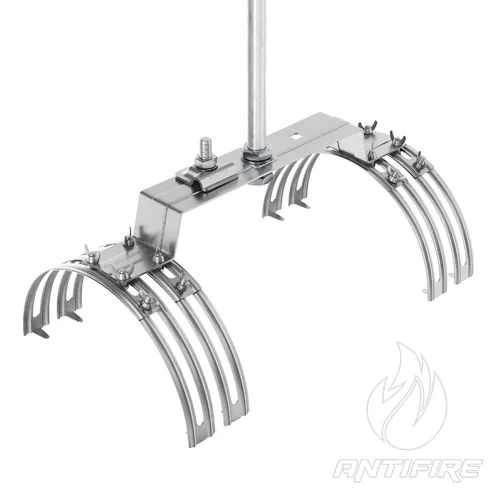 Блискавкоприймач на півкруглий гребінь даху 1,5 м (Ni/Al)  (фото 2)