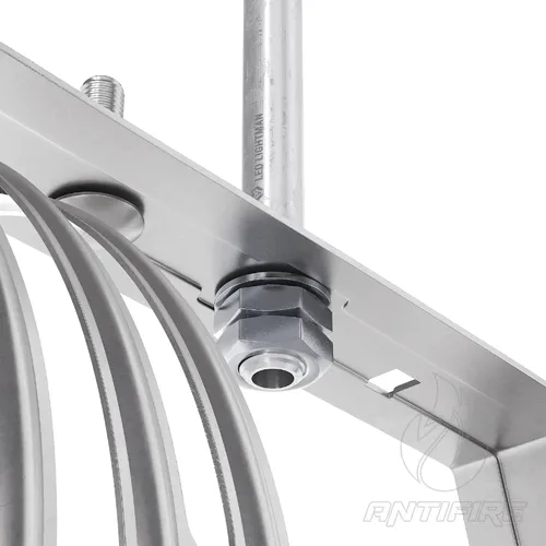 Блискавкоприймач на півкруглий гребінь даху 1,5 м (Ni/Al)  (фото 5)