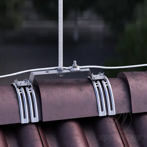 Блискавкоприймач на півкруглий гребінь даху 1,5 м (Ni/Al)  (фото 7)