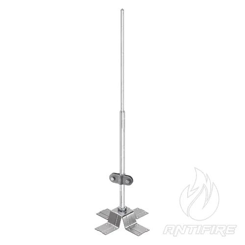 Блискавкоприймач на прямий дах 1,5 м (Ni/Al) 